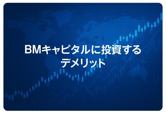 BMキャピタルに投資するデメリット