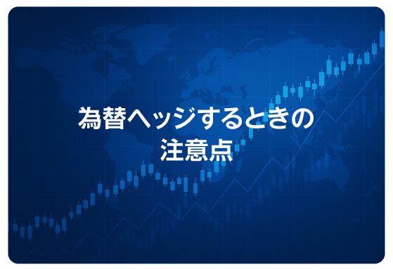 為替ヘッジするときの注意点