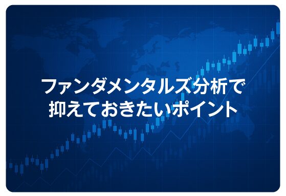 ファンダメンタルズ分析で抑えておきたいポイント