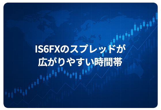 IS6FXのスプレッドが広がりやすい時間帯