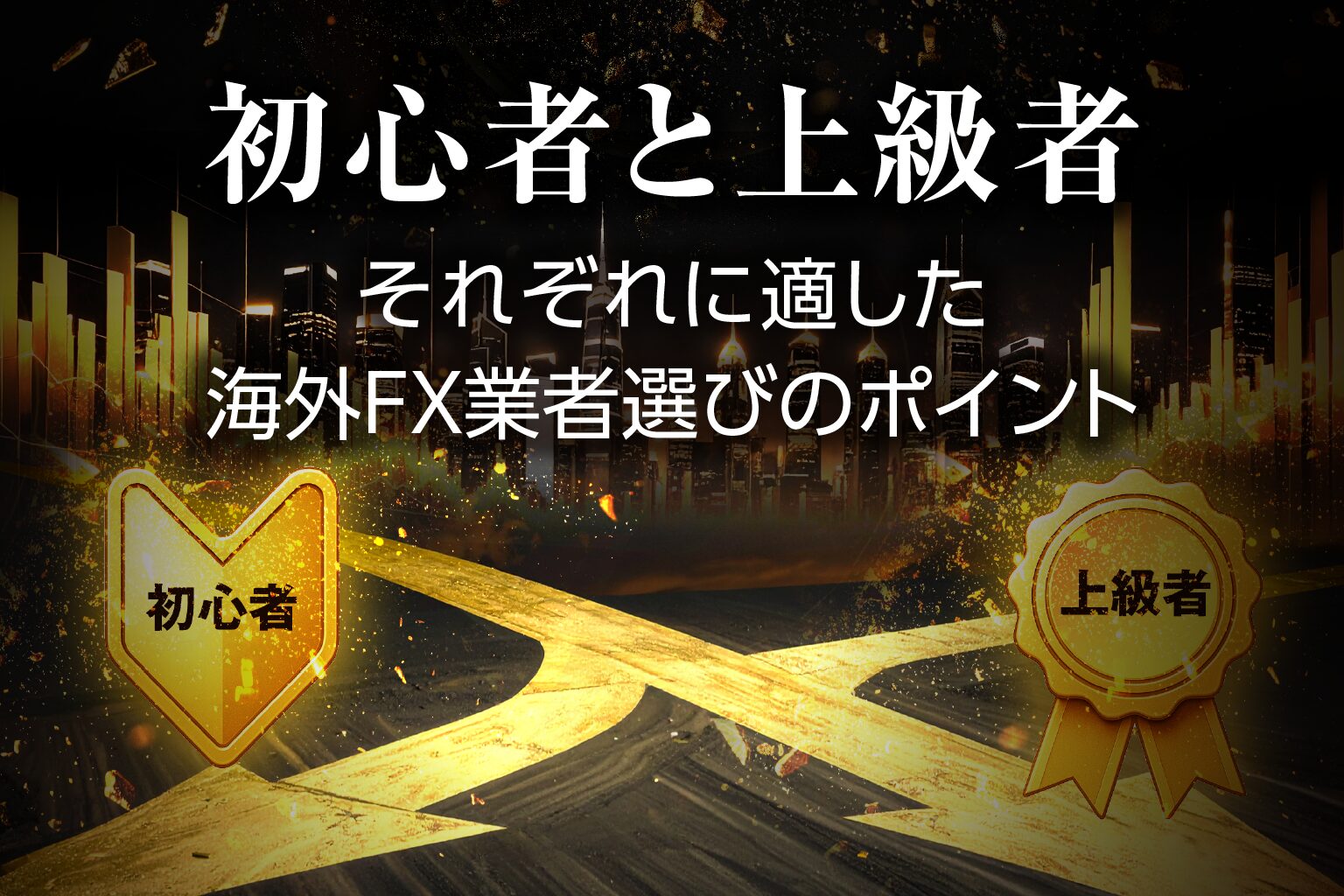 初心者と上級者それぞれに適した海外FX業者選びのポイント