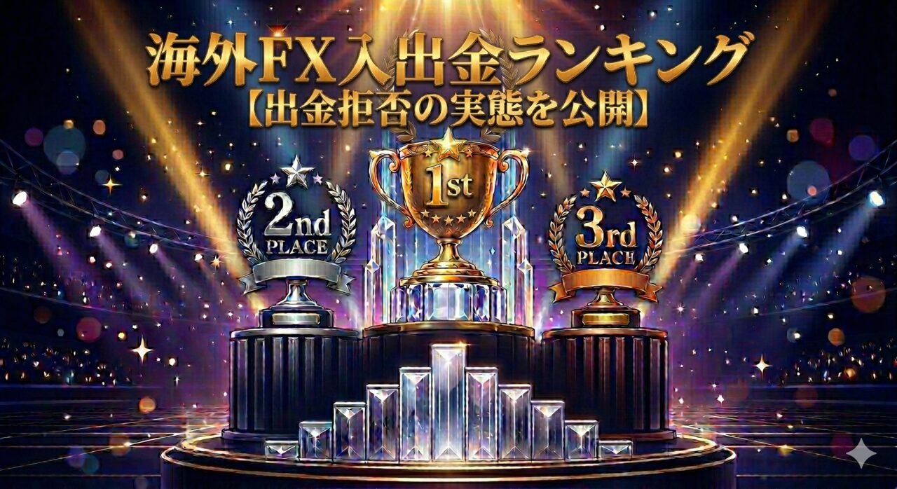 海外FX入出金ランキング【出金拒否の実態を公開】