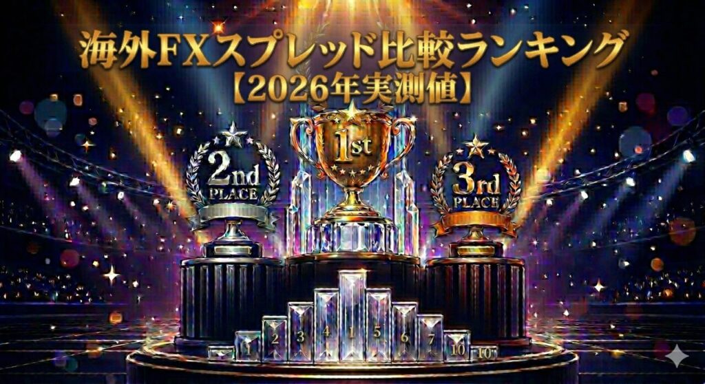 海外FXスプレッド比較ランキング【2026年実測値】