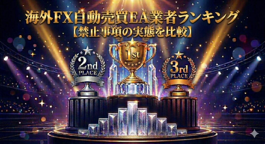 海外FX自動売買EA業者ランキング【禁止事項の実態を比較】