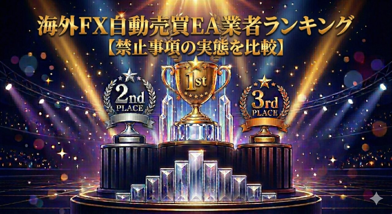 海外FX自動売買EA業者ランキング【禁止事項の実態を比較】