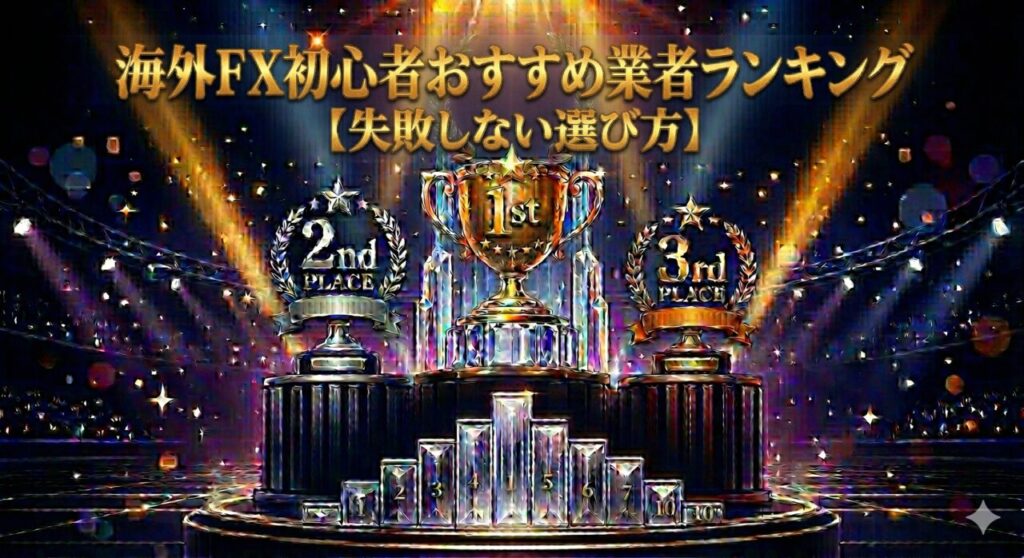 海外FX初心者おすすめ業者ランキング【失敗しない選び方】