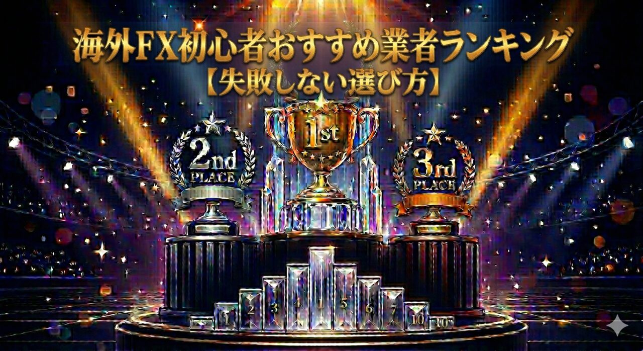 海外FX初心者おすすめ業者ランキング【失敗しない選び方】