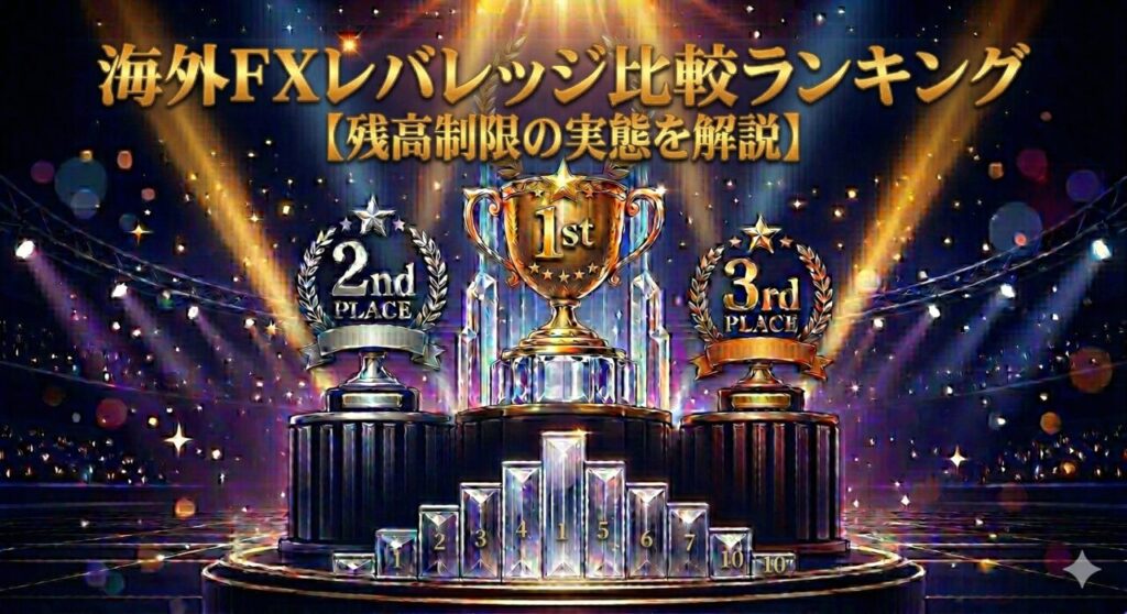 海外FXレバレッジ比較ランキング【残高制限の実態を解説】