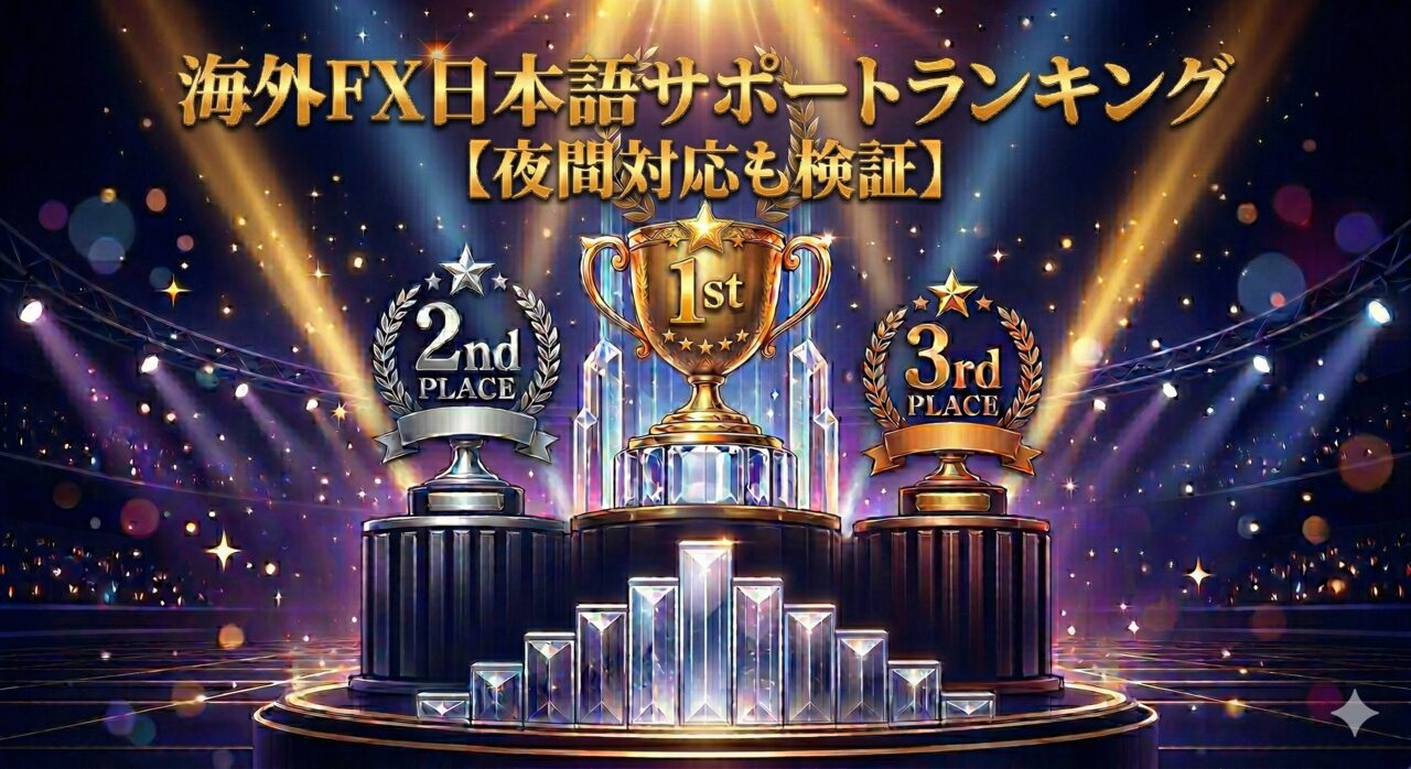 海外FX日本語サポートランキング【夜間対応も検証】