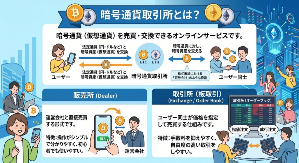 暗号通貨取引所とは